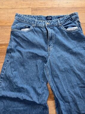 Scoop NYC • Sequin Wide Leg Denim Jeans